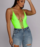 Live Underwire Lace-Up Bodysuit is a trendy pick to create 2023 festival outfits, festival dresses, outfits for concerts or raves, and complete your best party outfits!