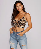 With fun and flirty details, Wild Thoughts Lace-Up Top shows off your unique style for a trendy outfit for the summer season!