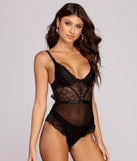 With fun and flirty details, All Meshed With Lace Bodysuit shows off your unique style for a trendy outfit for the summer season!