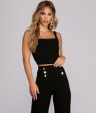 Sail Away Square-Neck Top