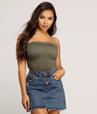 With fun and flirty details, Smock It Up Tube Top shows off your unique style for a trendy outfit for the summer season!