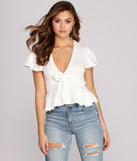 Pep In Step Bow Top