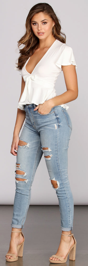 Pep In Step Bow Top