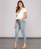 Pep In Step Bow Top