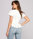 Pep In Step Bow Top