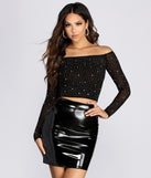 Set The Spark Heat Stone Crop Top