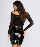 Set The Spark Heat Stone Crop Top