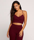 You’ll look stunning in the Start A Conversation Crop Top when paired with its matching separate to create a glam clothing set perfect for a New Year’s Eve Party Outfit or Holiday Outfit for any event!