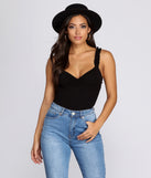 With fun and flirty details, So Easy Cinched Ruffle Tank shows off your unique style for a trendy outfit for the summer season!