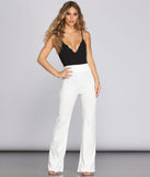 With fun and flirty details, Scalloped Trim Bodysuit shows off your unique style for a trendy outfit for the summer season!