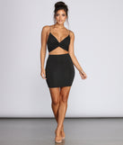 With fun and flirty details, Do The Twist Front Top shows off your unique style for a trendy outfit for the summer season!