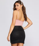 Cuter Clinch Front Ribbed Bodysuit