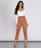Off The Shoulder Wrap Front Crop Top