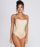 With fun and flirty details, Light It Up Lurex Bodysuit shows off your unique style for a trendy outfit for the summer season!
