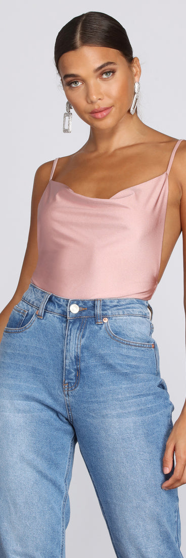 On It Cowl Neck Bodysuit for 2022 festival outfits, festival dress, outfits for raves, concert outfits, and/or club outfits