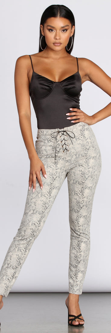 Run Away With Me Satin Bodysuit