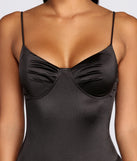 Run Away With Me Satin Bodysuit