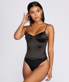 Run Away With Me Satin Bodysuit