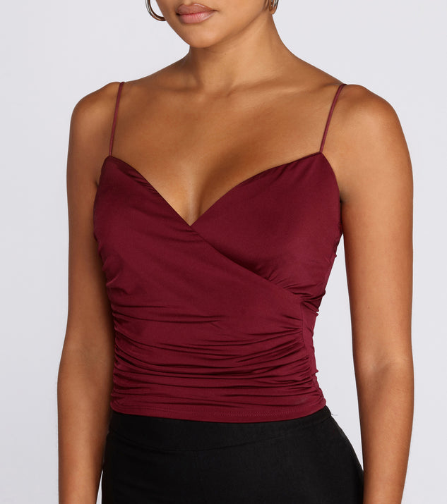 With fun and flirty details, Bungee V-Neck Cami shows off your unique style for a trendy outfit for the summer season!