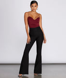 With fun and flirty details, Bungee V-Neck Cami shows off your unique style for a trendy outfit for the summer season!