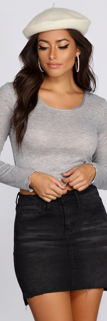 Sheer-ly Stylish Crop Top