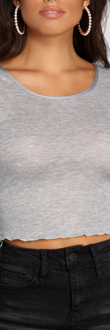 Sheer-ly Stylish Crop Top