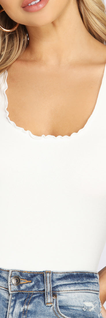 With fun and flirty details, Too Sweet To Handle Bodysuit shows off your unique style for a trendy outfit for the summer season!