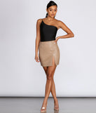 With fun and flirty details, One Shoulder Basic Bodysuit shows off your unique style for a trendy outfit for the summer season!