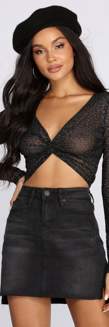 Mesh Mania Twist Front Top for 2022 festival outfits, festival dress, outfits for raves, concert outfits, and/or club outfits