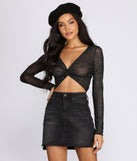 Mesh Mania Twist Front Top for 2022 festival outfits, festival dress, outfits for raves, concert outfits, and/or club outfits