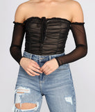 With fun and flirty details, Ruched And Ready Lace Up Bodysuit shows off your unique style for a trendy outfit for the summer season!