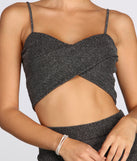 You’ll look stunning in the Bring The Drama Crop Top when paired with its matching separate to create a glam clothing set perfect for parties, date nights, concert outfits, back-to-school attire, or for any summer event!