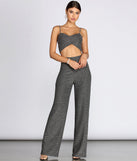 With fun and flirty details, Bring The Drama Crop Top shows off your unique style for a trendy outfit for the summer season!