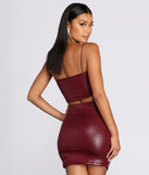 With fun and flirty details, Set Me Up With Snake Crop Top shows off your unique style for a trendy outfit for the summer season!