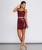 With fun and flirty details, Set Me Up With Snake Crop Top shows off your unique style for a trendy outfit for the summer season!