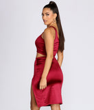 Sultry Satin One Shoulder Top