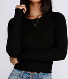 A Little Edge Long Sleeve Top