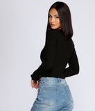 A Little Edge Long Sleeve Top