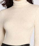 Basic Cozy Turtleneck Top