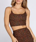 With fun and flirty details, Sassy Spots Leopard Ribbed Tank shows off your unique style for a trendy outfit for the summer season!