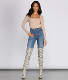 With fun and flirty details, Pleated Puff Sleeve Bodysuit shows off your unique style for a trendy outfit for the summer season!