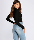 Softer Than Ever Turtleneck Crop Top
