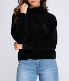 With fun and flirty details, Cozy In Chenille Turtleneck Sweater shows off your unique style for a trendy outfit for the summer season!