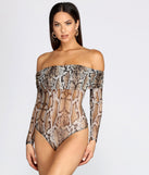 Forever Fierce Mesh Off Shoulder Bodysuit for 2022 festival outfits, festival dress, outfits for raves, concert outfits, and/or club outfits