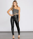 Hit The Lights Tie Waist Crop Top