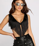 Forever Fringe Crop Top is a trendy pick to create 2023 festival outfits, festival dresses, outfits for concerts or raves, and complete your best party outfits!
