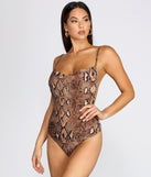 Wild And Free Cowl Neck Bodysuit for 2022 festival outfits, festival dress, outfits for raves, concert outfits, and/or club outfits