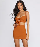 You’ll look stunning in the Stylish Standard Tie Front Cami when paired with its matching separate to create a glam clothing set perfect for parties, date nights, concert outfits, back-to-school attire, or for any summer event!