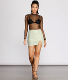 With fun and flirty details, Crushin' On You Mesh Top shows off your unique style for a trendy outfit for the summer season!