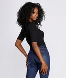Strut Your Puff Pointelle Crop Top